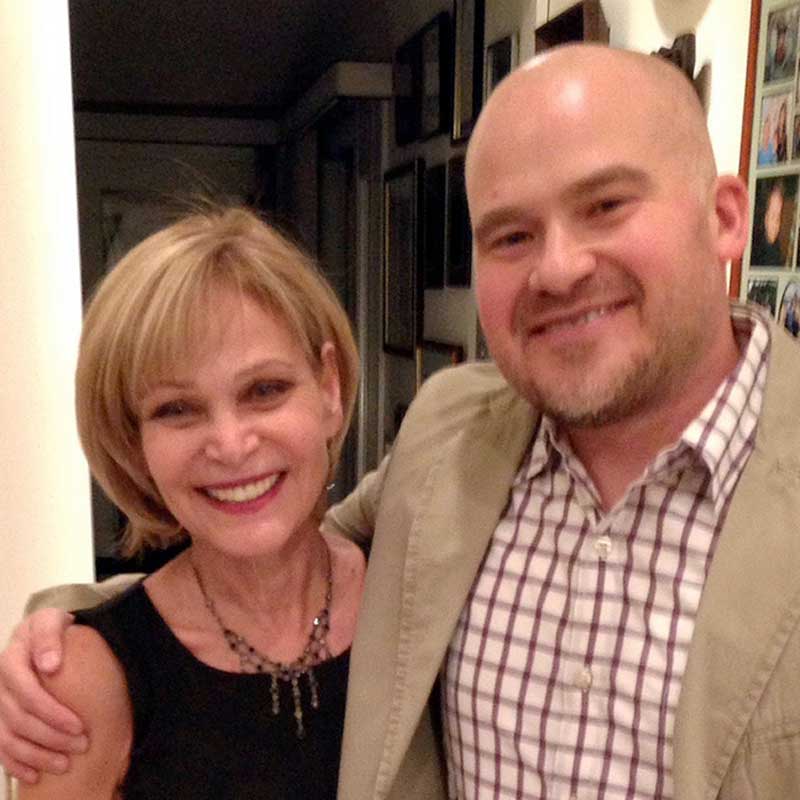 Photo of Jonathan Partridge and his mom, Marcia Partridge.